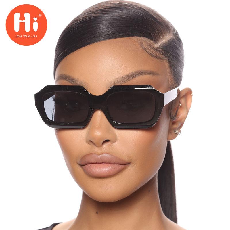 

Привет, женские и мужские винтажные летние черные солнцезащитные очки, модные уличные солнцезащитные очки для вождения