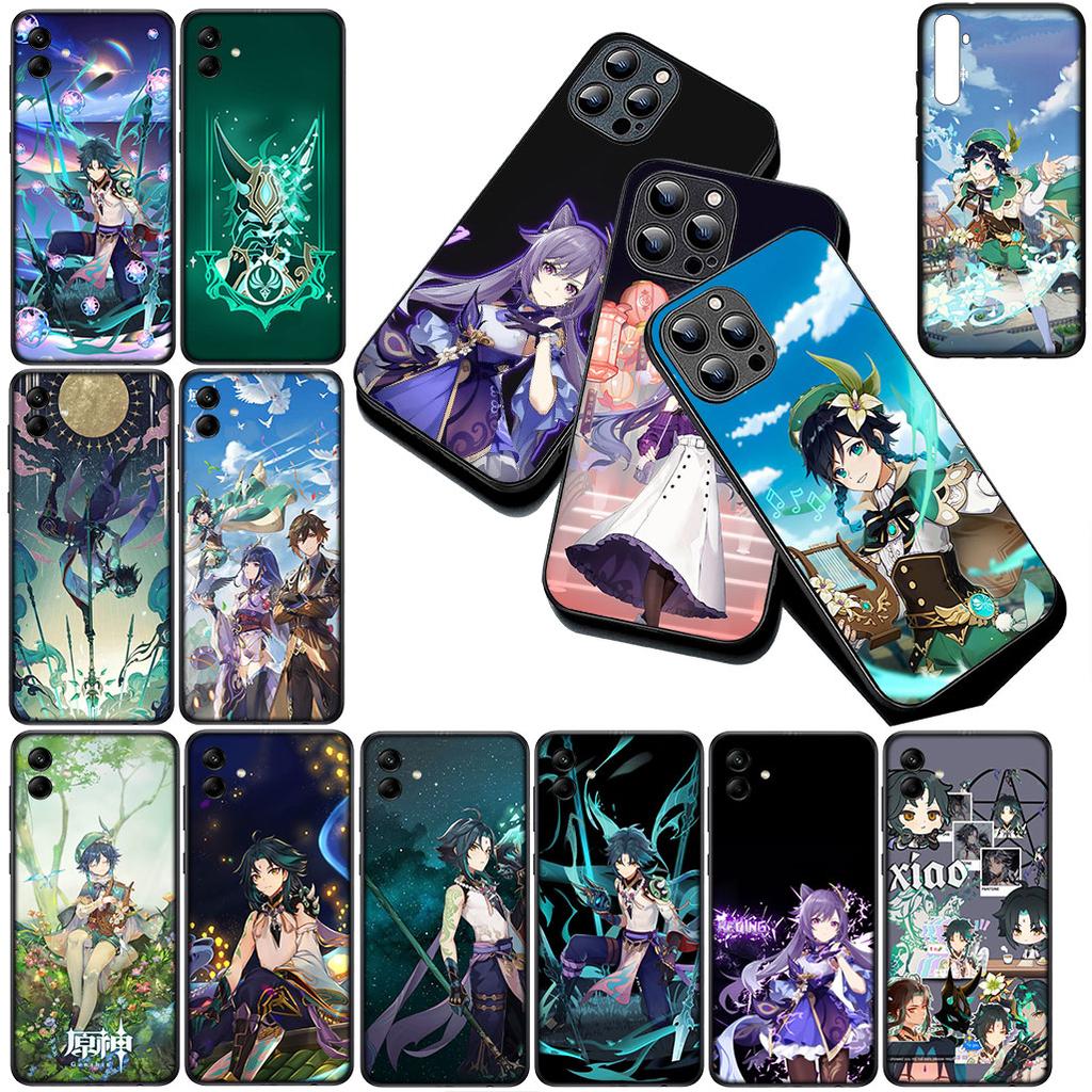 For Apple iPhone 16 14 15 Plus 11 Pro Max 16E ProMax + 16Plus 15+ 14+ Phone Cover Soft Case Genshin Venti Impact Xiao Keqing