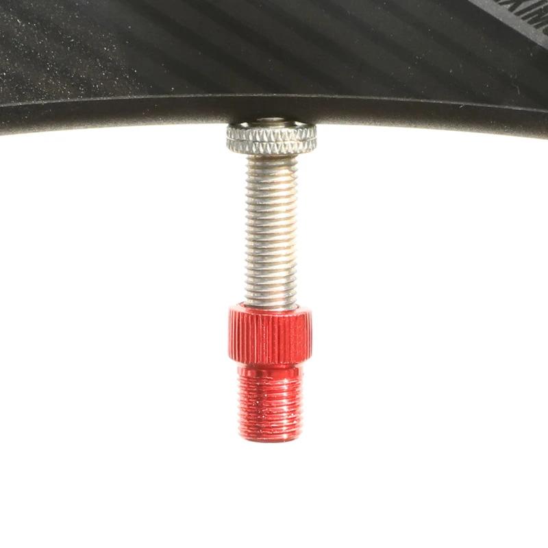 1PC Aluminum Alloy Bike Valve Adapter Convert Presta To Schrader Valve Bicycle Pump Air Nozzle Tube Tools Bicycle Accessories