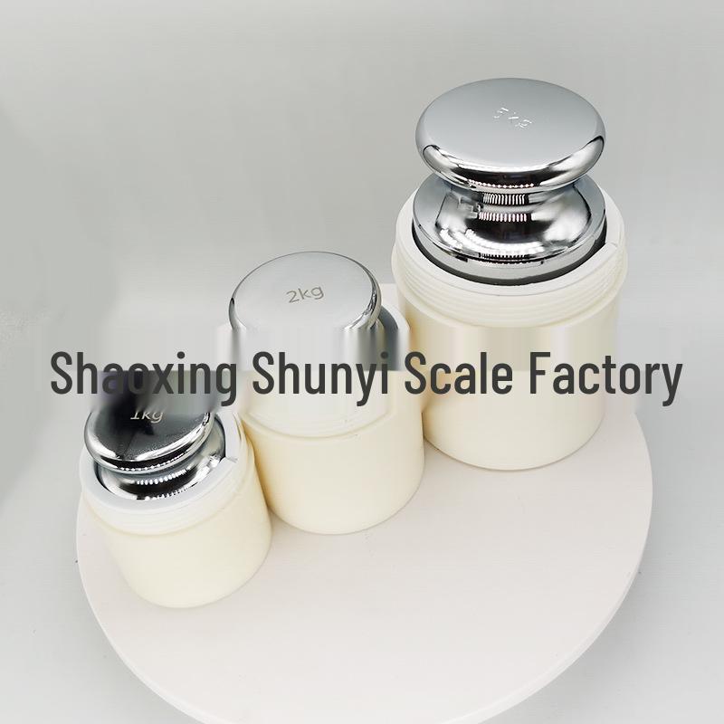 Chrome-Plated Steel Calibration Weights: M1 Class 100g, 200g, 500g, 1kg, 3kg, 4kg for Electronic Scales