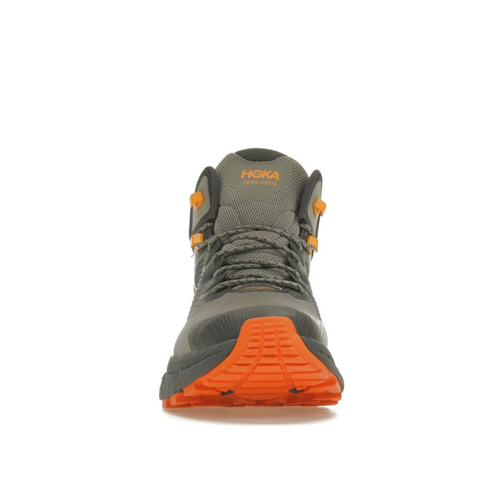 HOKA Trail Code GORE-TEX Castlerock Persimmon Orange Men Sneakers Grey 1123165-CPOR