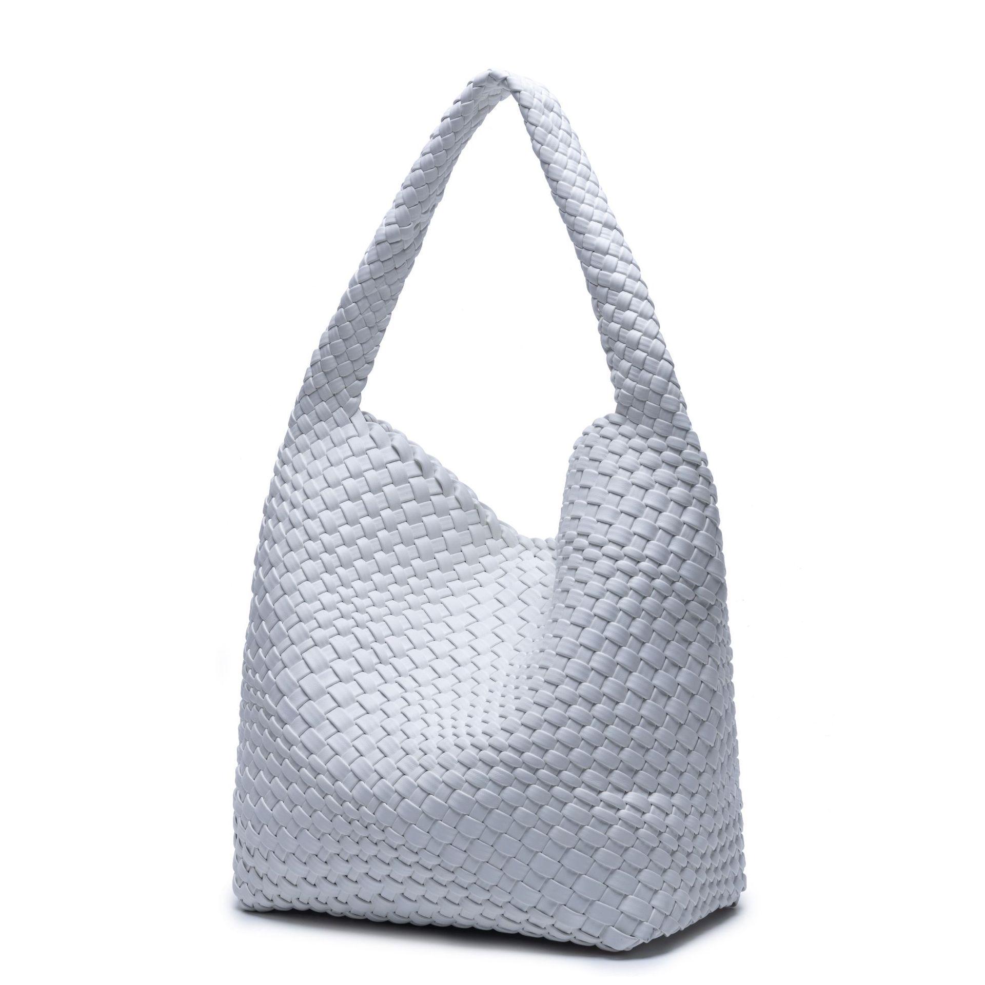 

Женская повседневная плечевая сумка ручной работы в корейском стиле большой вместимости 33x13x30 cm белый