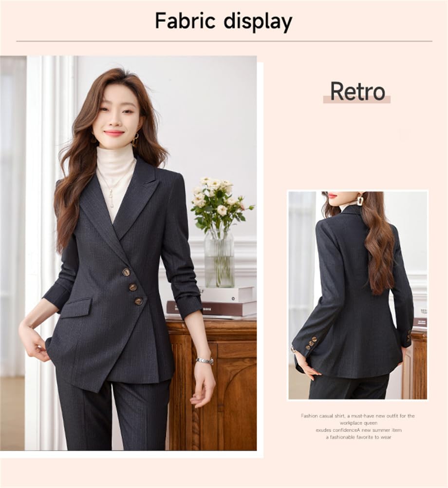 Formal Suit for Recruitment Suit Plus Size Ceremony Ceremony Stylish Ceremony Occasion Suit Set [KOSIKINI] Women, Suit, Women's Set-up, Autumn/Winter,