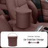 Multifunctional Handheld Car Trash Can with Lid