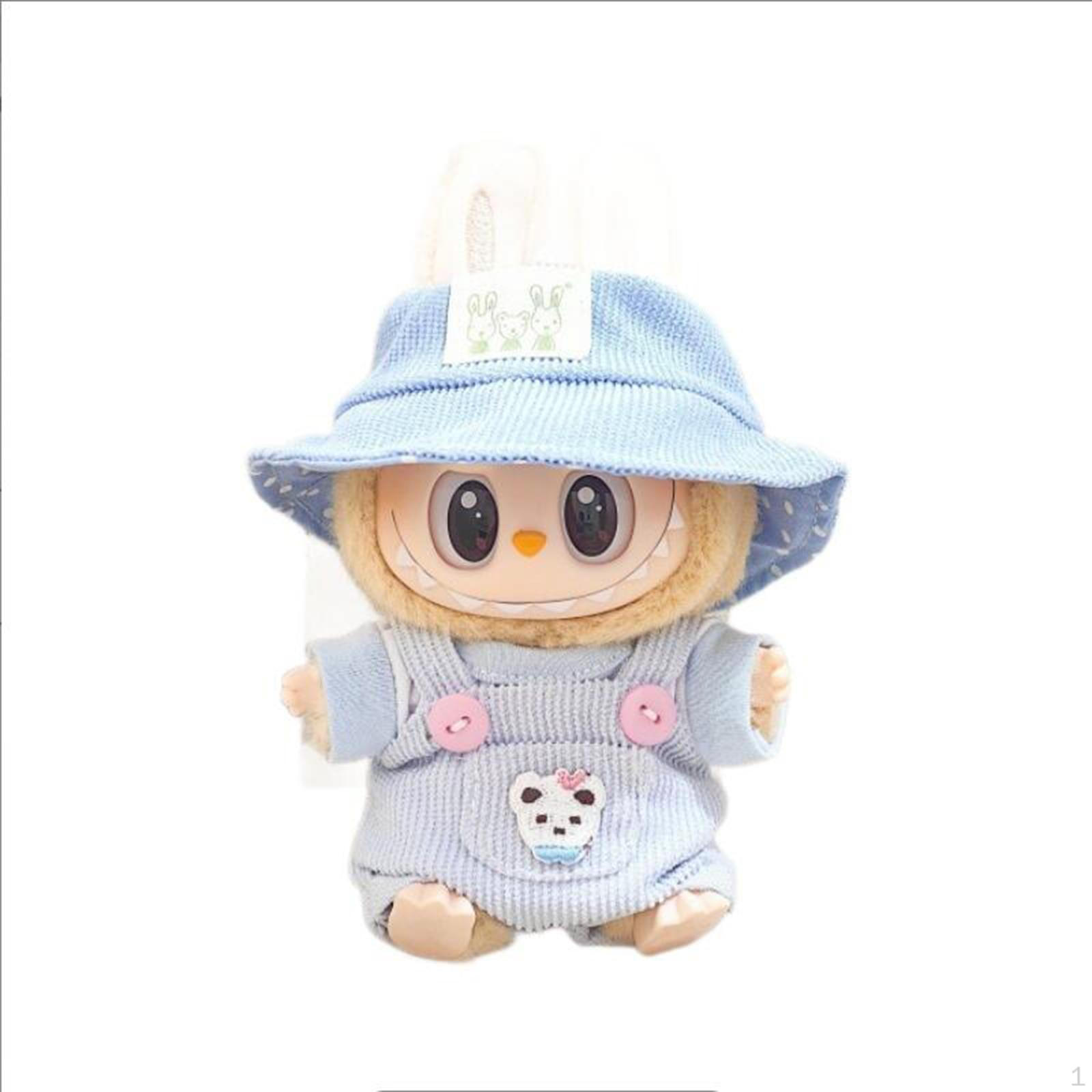 

Мягкая кукольная одежда, аксессуары для мультфильмов, мягкая, стильная, реквизит для фотосъемки, мягкие игрушки Blue Hat