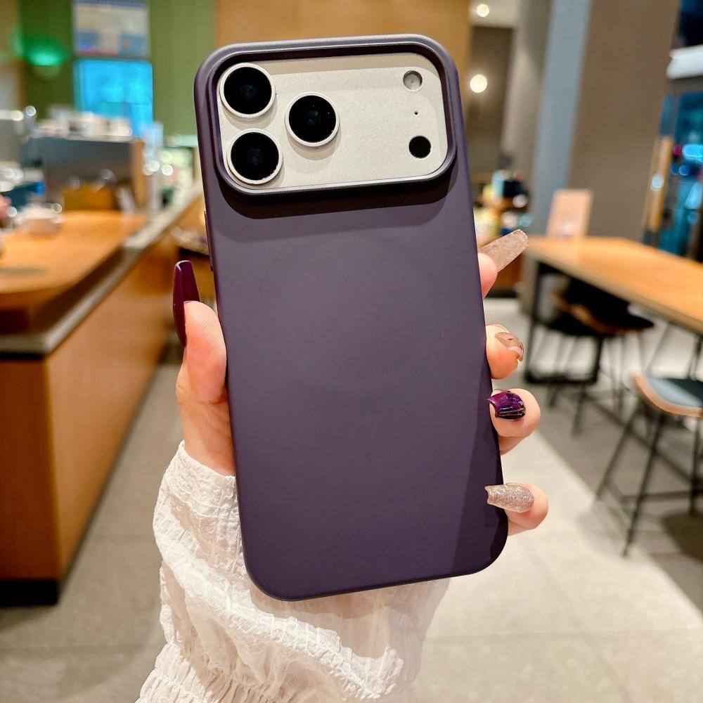 For Magsafe Soft Liquid Silicone Case for iPhone 17 16 15 Pro Max 14 Plus 12 13 Air Magnetic Candy Solid Color Shockproof Cover