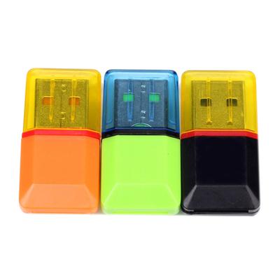 Dayanıklı Geniş Uygulama Yüksek Uyumluluk Çevre Dostu Çok Fonksiyonlu Seyahat Kartı Okuyucusu için USB 2.0 Hafıza Kartı Okuyucusu