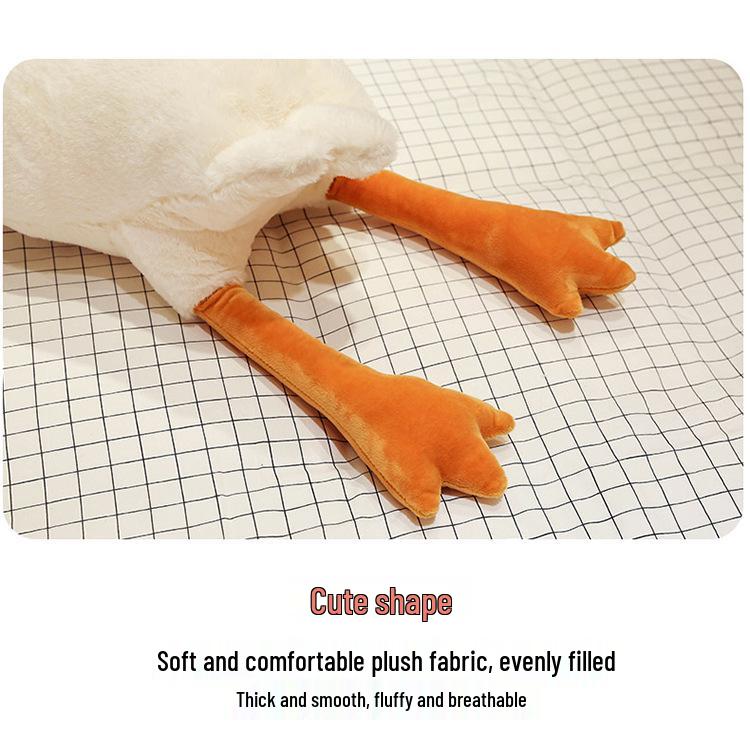Internet Celebrity Large White Goose Plush Toy Doll Gift