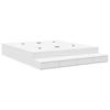 VidaXL Cadre de lit de rangement Blanc 180x200 cm 3335661