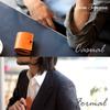 DomTeporna Genuine Italian Leather Compact Mini Wallet with Coin Purse for Men and Brown Tri-Fold Women,