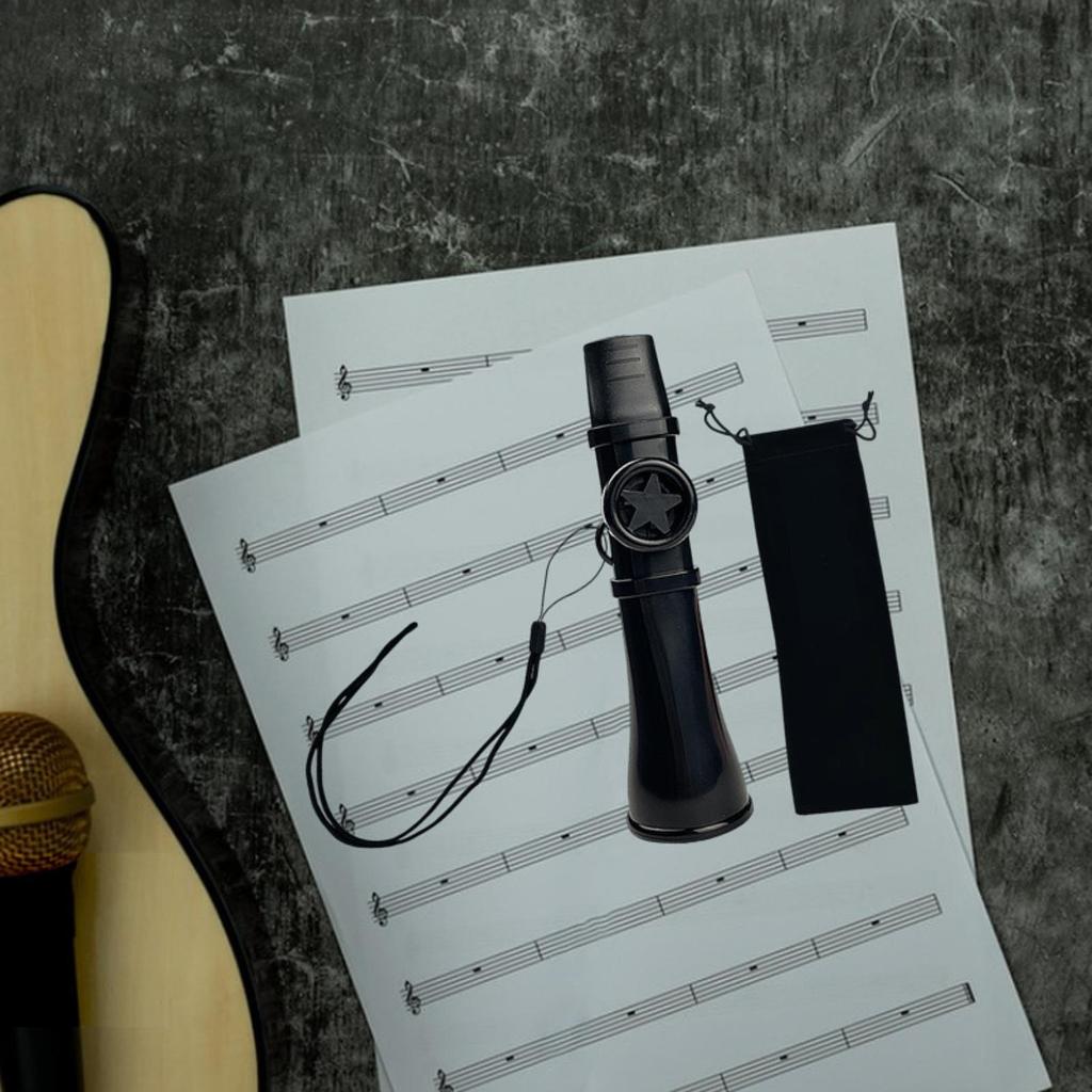 Kazoo Gift Good Companion Easy To Play Mouth Flute for Violin Piano Keyboard Musical Instruments Kazoo Music Toy Storage Bag