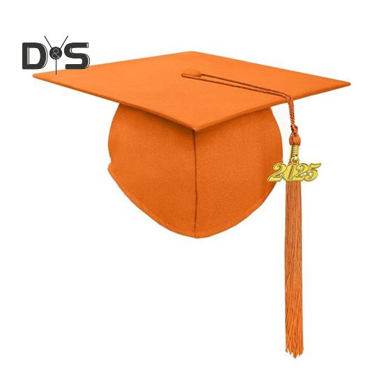 Graduation Cap with 2025 Tassel Class of 2025 Unisex Adult Matte Graduation Cap for High School Bachelor