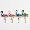 Spilla Brooch alla Moda Fenicottero Lega Unica Stile Esotico come Regalo di Natale