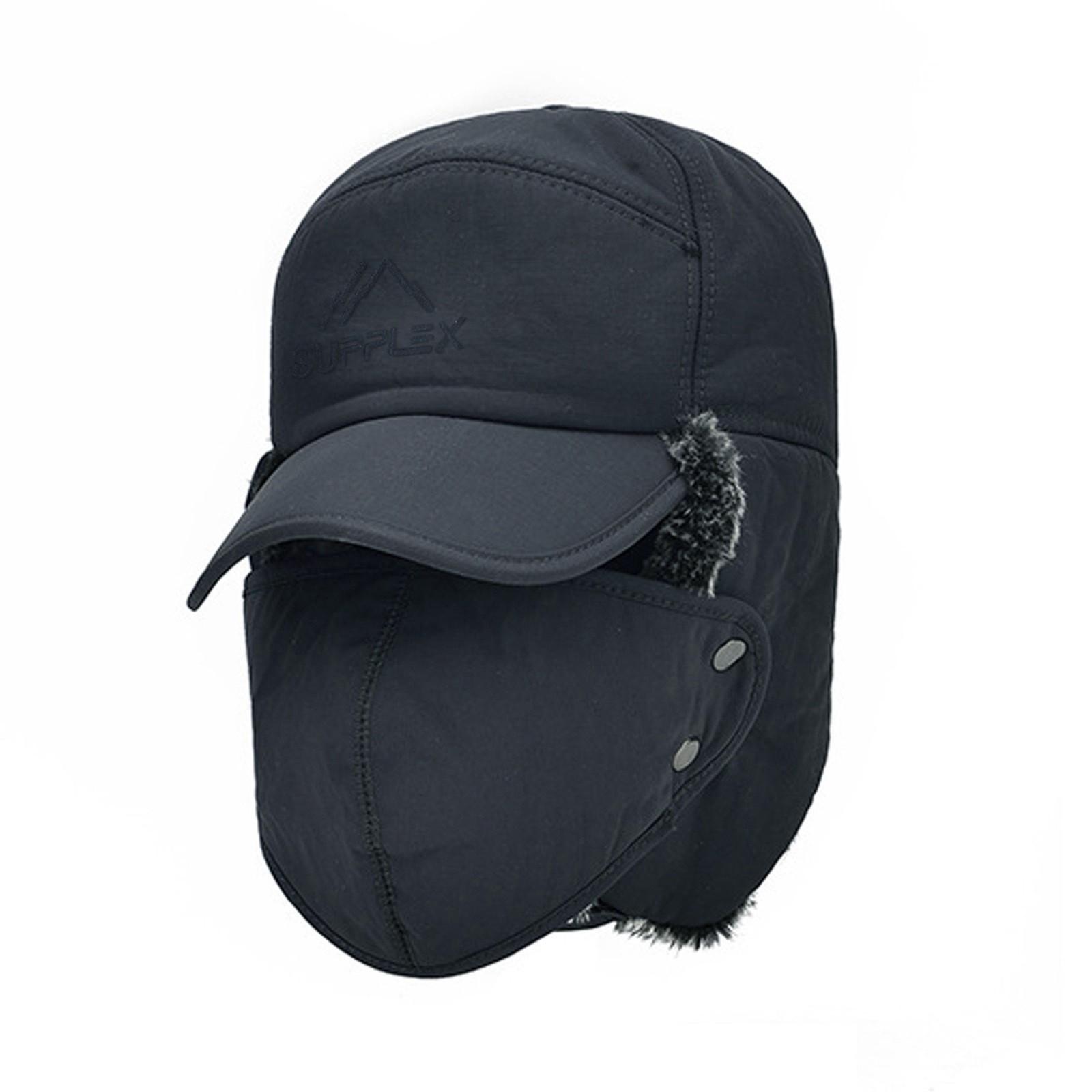 

Мужская и женская шапка из искусственного меха с наушниками, зимняя лыжная шапка Trapper серый