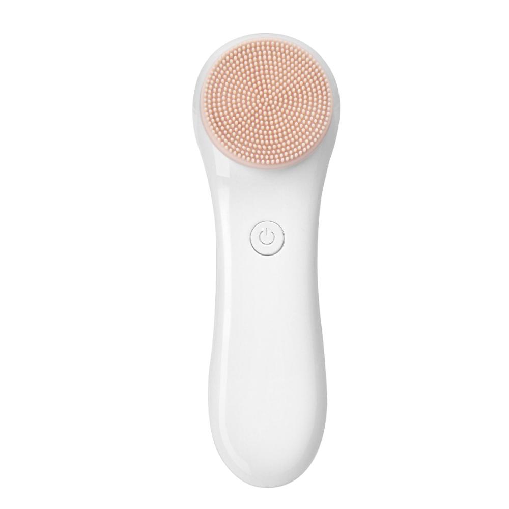 Handheld Electric Facial Cleansing Brush Silicone Face Brush Microcurrent Beauty Instrument Removable Battery
