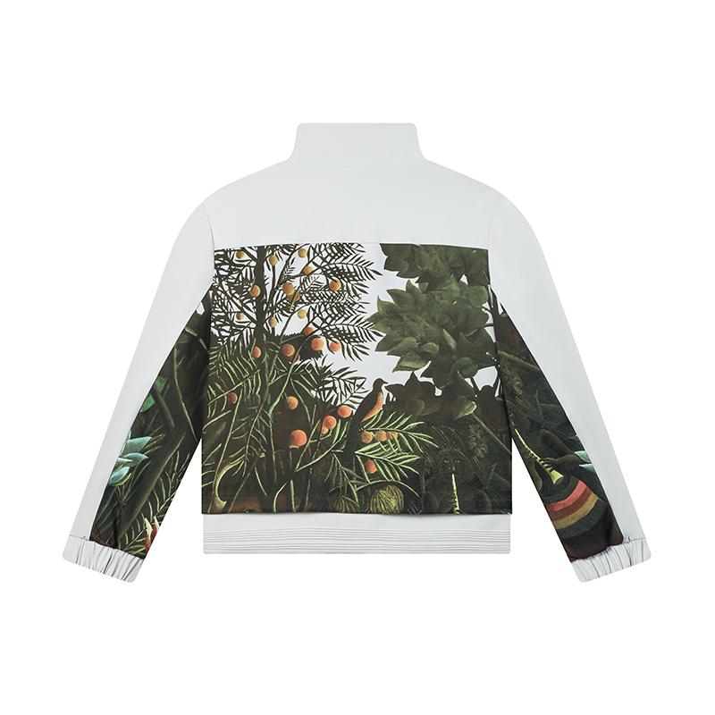 FILA X Rousseau Woven Jacket Sports Windbreaker Women Jackets Light-Gray F11W448701FGY