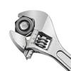 6 Inch Adjustable Wrench with Long Handle for Furniture Assembling Bike