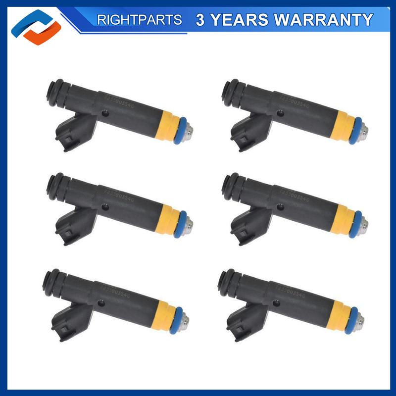 

6pcs Fuel Injector For FORD F-150 HERITAGE MUSTANG 1999-2004 3.8L 4.2L 822-11162 YR3E-A6A YR3E-A4A grass зелений колір