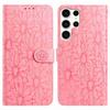 For Samsung Galaxy S25 Ultra Leather Case Daisy Imprint Wallet Stand Phone Protective Cover