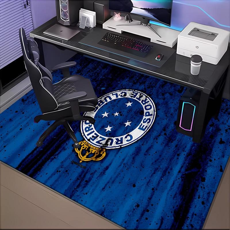 Fc Emblem Printed Office Carpet Chair Cushion  Entryway Rug, Rugs for Living Room, Bedroom Christmas gifts