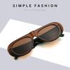 Retro Oval Sunglasses Women Brand Designer Glasses New Ins Fashion Personalized Pilot Eyewear Fashion Men Eyeglasses UV400