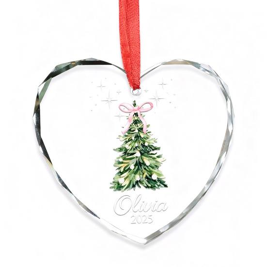 Sea Glass Christmas Ornaments Handcrafted Coastal Xmas Tree Ornament with Starfish Seashell Decor for Sea Lovers Holiday Party Decor