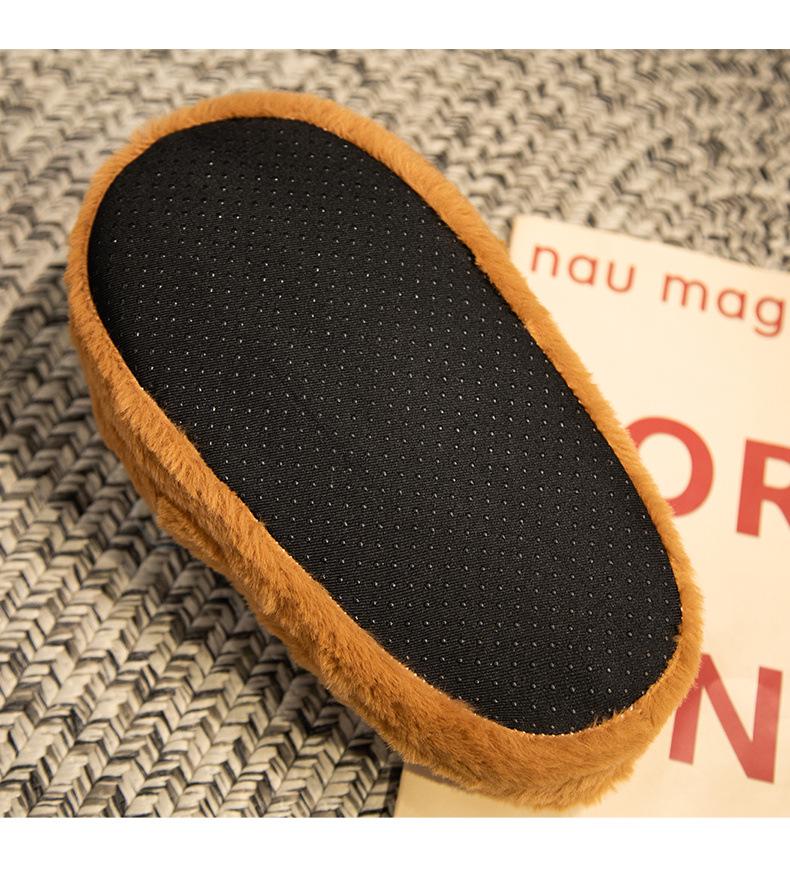 Cozy Capybara Slippers: Warm, Non-Slip Cotton Shoes for Indoor Winter Wear and Doll Play for Girls