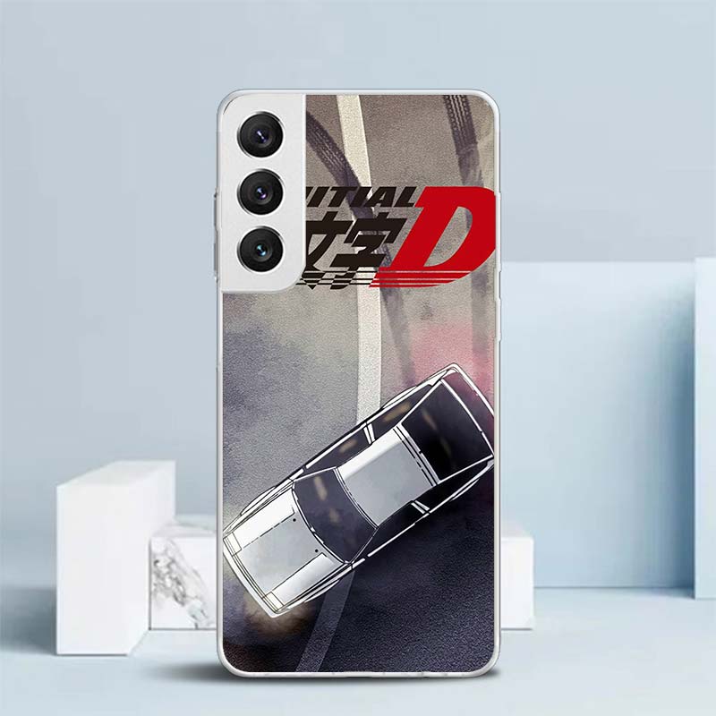 Amine Intital D AE86 Car Soft Cover for Samsung Galaxy S25 Edge S26 S24 S23 Ultra Phone Case S22 S21 Plus S20 FE Print Pattern S