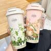 Keeps Cold and Heat Coffee Vacuum Flask Stainless Steel Coffee Thermos Mug  Office Home