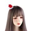 Red Barrette Red Christmas Hat Hairpin Santa Claus Christmas Headband  Christmas Costume Dress Up