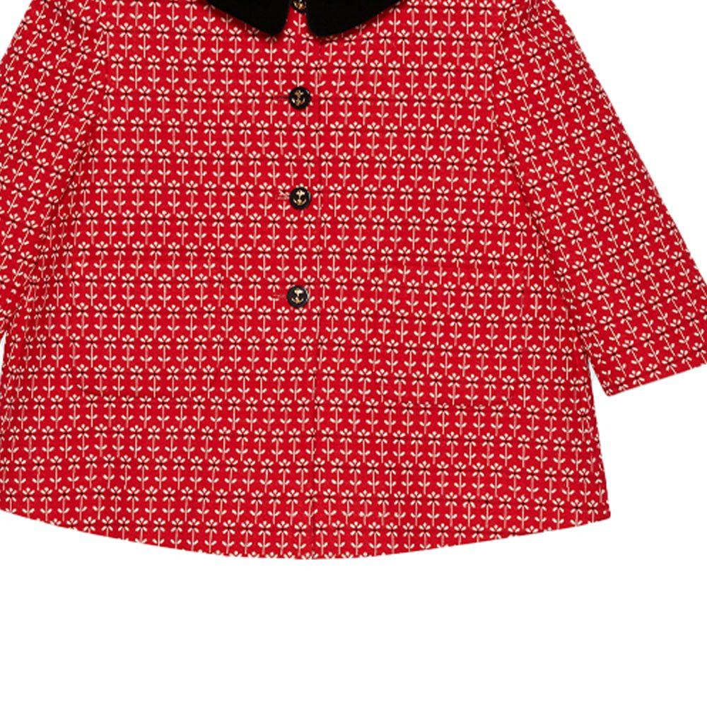 Previous Season Petit Daisy Jacquard Jacket 637017-ZAFMF-6076