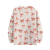 Women's Casual Long Sleeve Bow Woolen Sweatshirt Fall  Vacation Long Sleeve Pullover