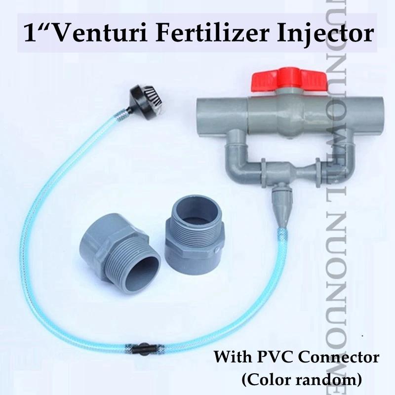 1"/1.2"/1.5"/2" Irrigation Venturi Fertilizer Injector Greenhouse Agriculture Garden Supply Drip Irrigation Device Switch Filter