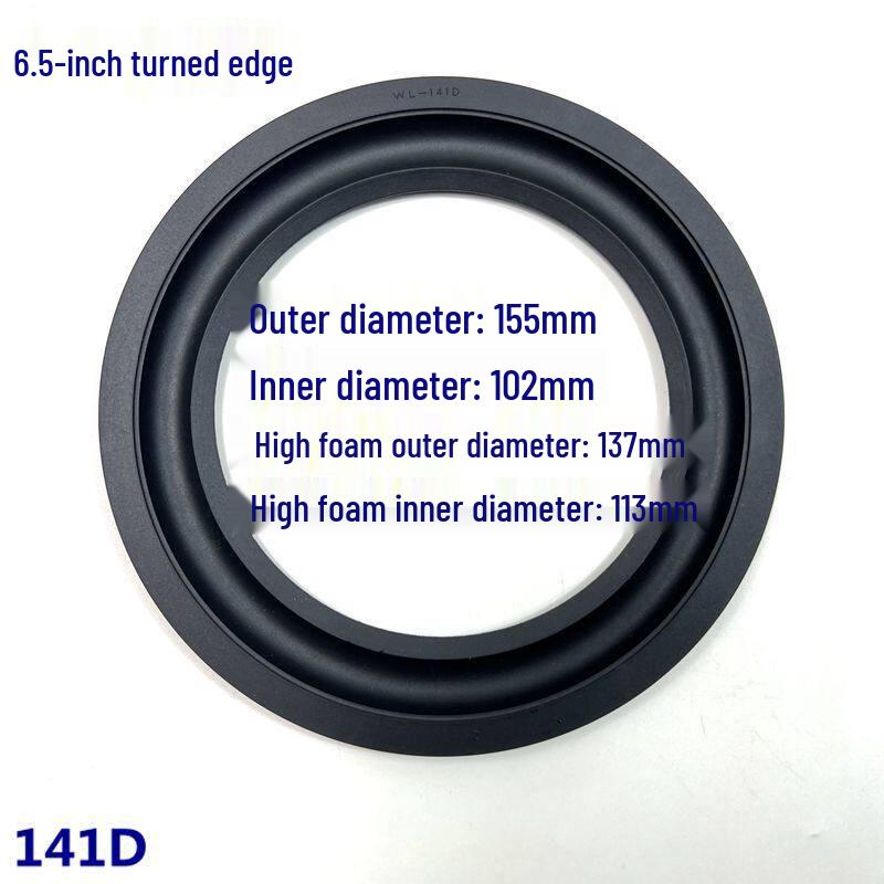Rubber Edge Repair Ring for Speaker Horns - Available In Sizes 1.5 To 12 Inches