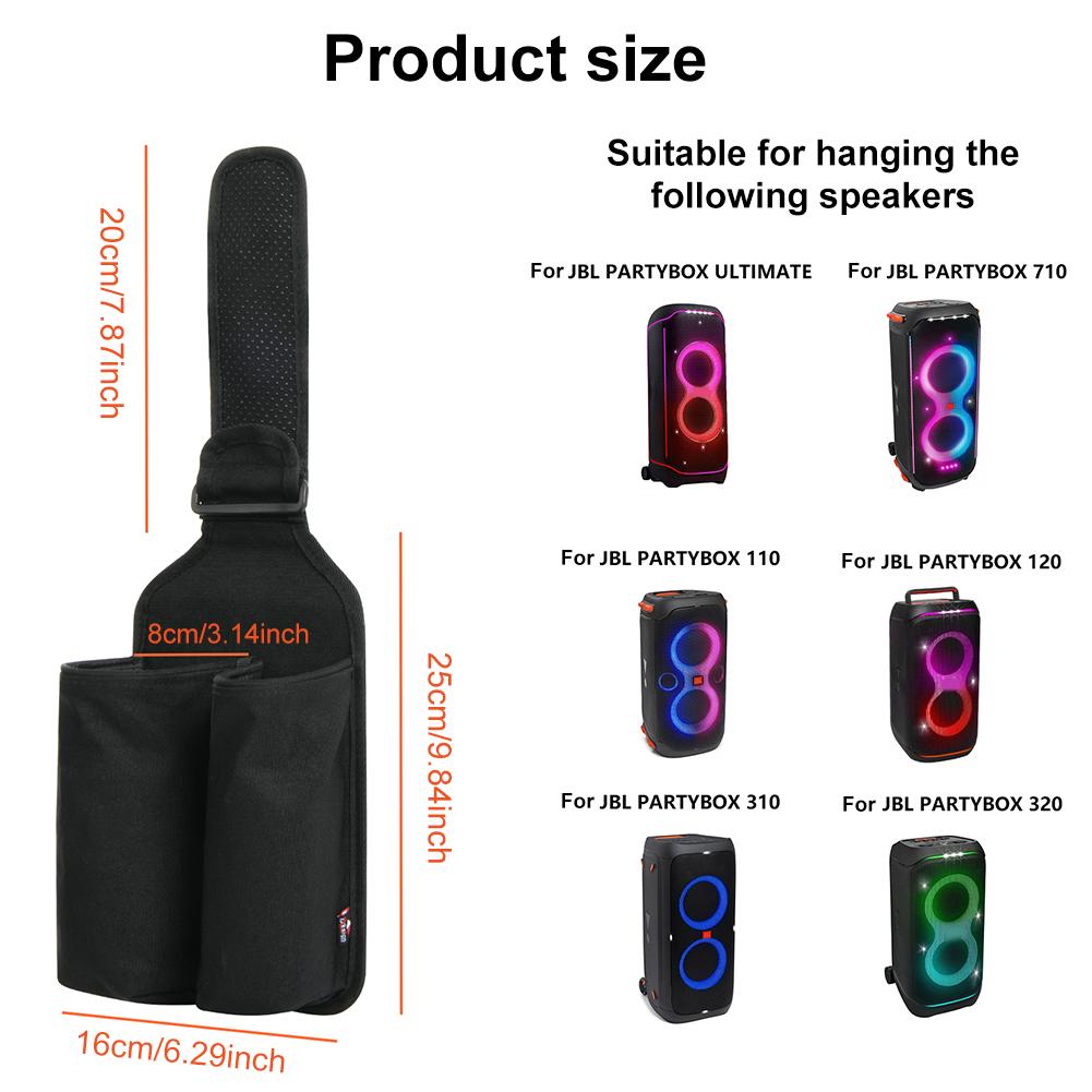 Mic Organizer Bag Microphone Carrying Case Microphone Storage Bag for JBL PartyBox Wireless Microphone Accessories