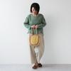 Raw wool knitting kit ruffle bag #16-5 3-color