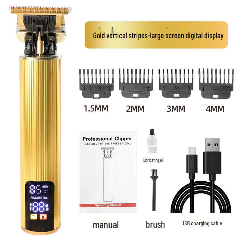 Retro Multifunctional TYPE-C Fast Charging Portable Hair Clipper