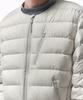 Musinsa Standard [City Leisure] Round Neck Light Down Jacket [Stone White]