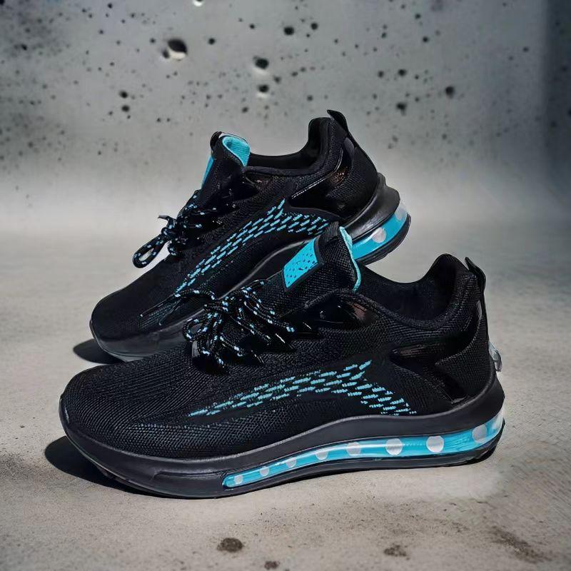 

Модные мужские кроссовки с амортизацией, весна и осень, новый тренд мужской повседневной спортивной обуви с мягкой подошвой, дышащей 39 синий