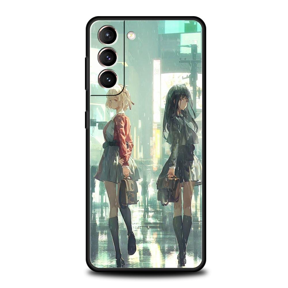 Anime Girl Art Scenery Soft Phone Case For Samsung Galaxy S23 S22 S21 S20 FE Ultra 5G S10 S10E S9 S8 Plus 10 20 Silicone Cover