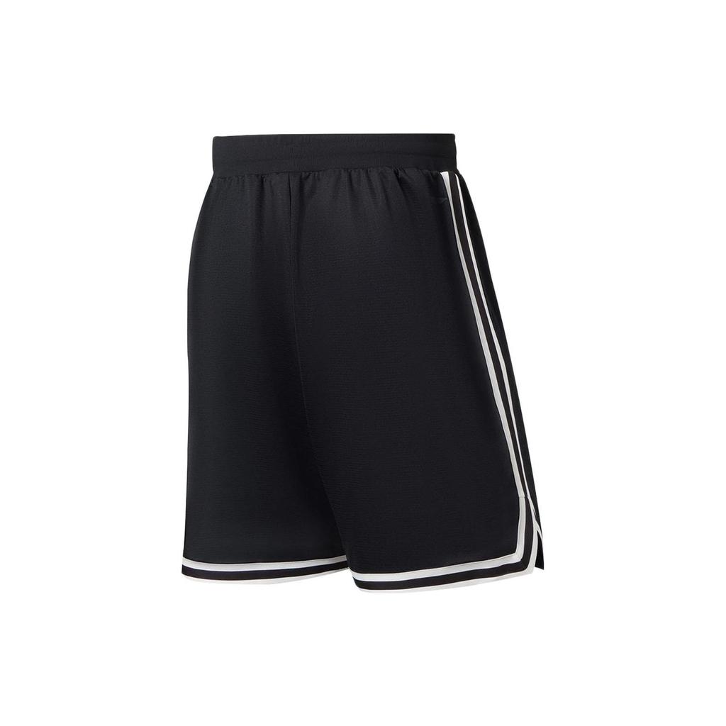 Li Ning Basketball Series Logo Print Elastic Waist Loose Basketball Shorts Men Shorts AAPS269-1
