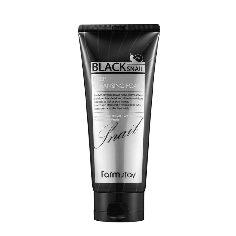 Farmstay Black Snail Deep Cleansing Foam (180ml)