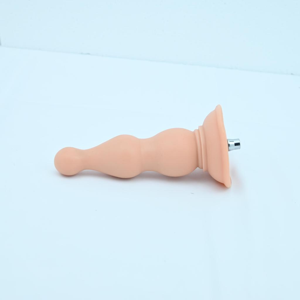 Sex Machine Attachment ROUGH BEAST 6.89" Black/Flesh Anal Plug for Sex Machine Vac-u-lock Love Machine Attachment Adult Sex Toys