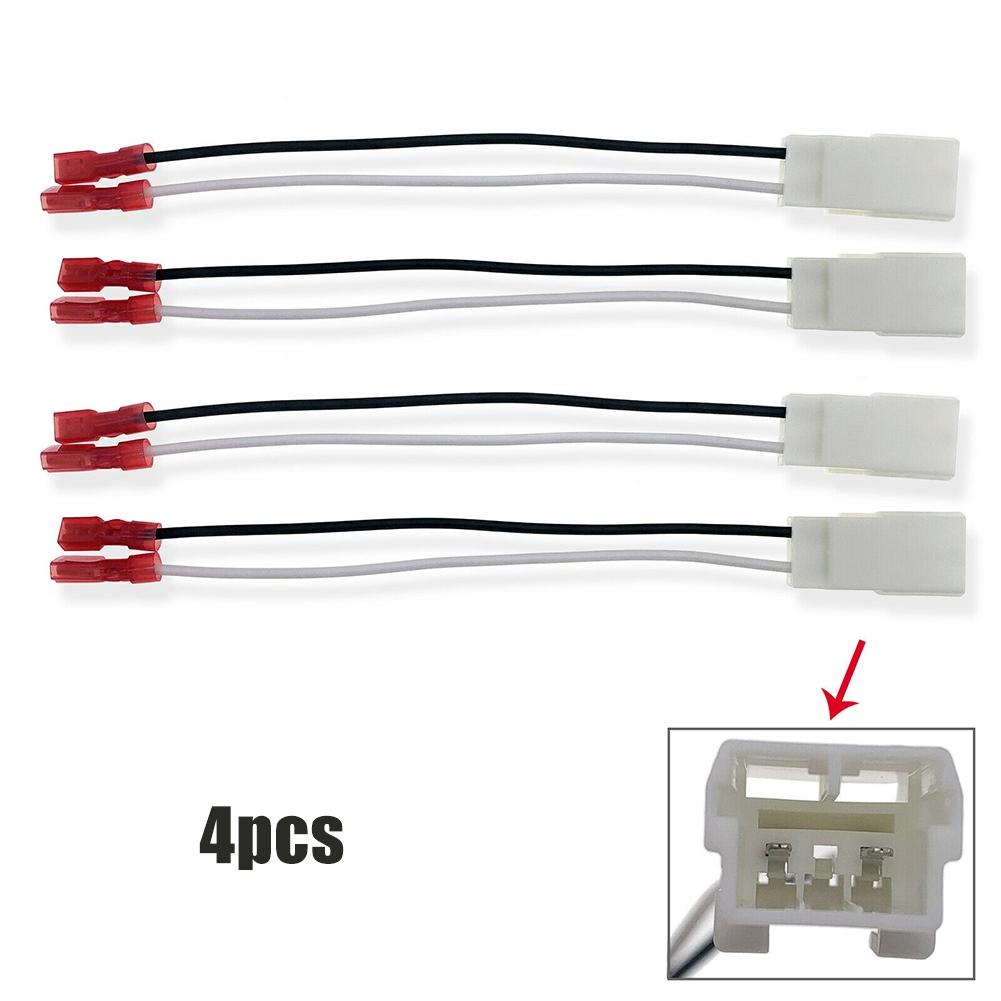 4pcs Speaker Adapter Wiring Harness For Wrangler 2003-2017