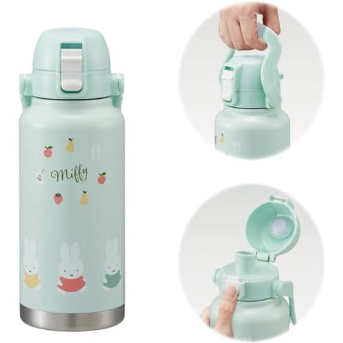 Skater Stainless Steel Direct Bottle with Handle 1000ml Water Bottle Mug Bottle Miffy STD10H-A