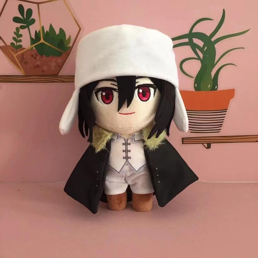 Anime Bungou Stray Dogs Plush Sigma Cosplay Doll Toy Cute Soft Stuffed Pillow Fans Gift 20cm