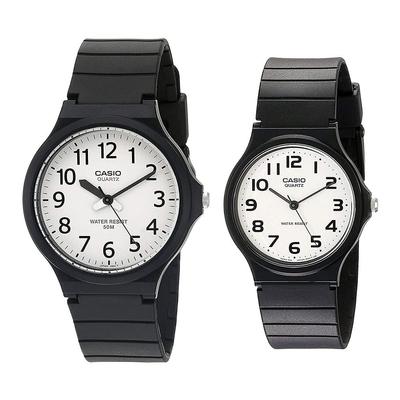 Casio Cheap Casio Chip Casio Pair Watch, Men's/Women's, Unisex, Analog, Black, MW-240-7BJFMQ-24-7B2LLJF,