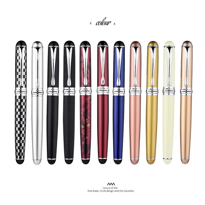Jinhao X750 Iraurita Fountain Pen Full Metal Clip Luxury Pens Student Gift Stationery Office School Supplies Pens for Writing