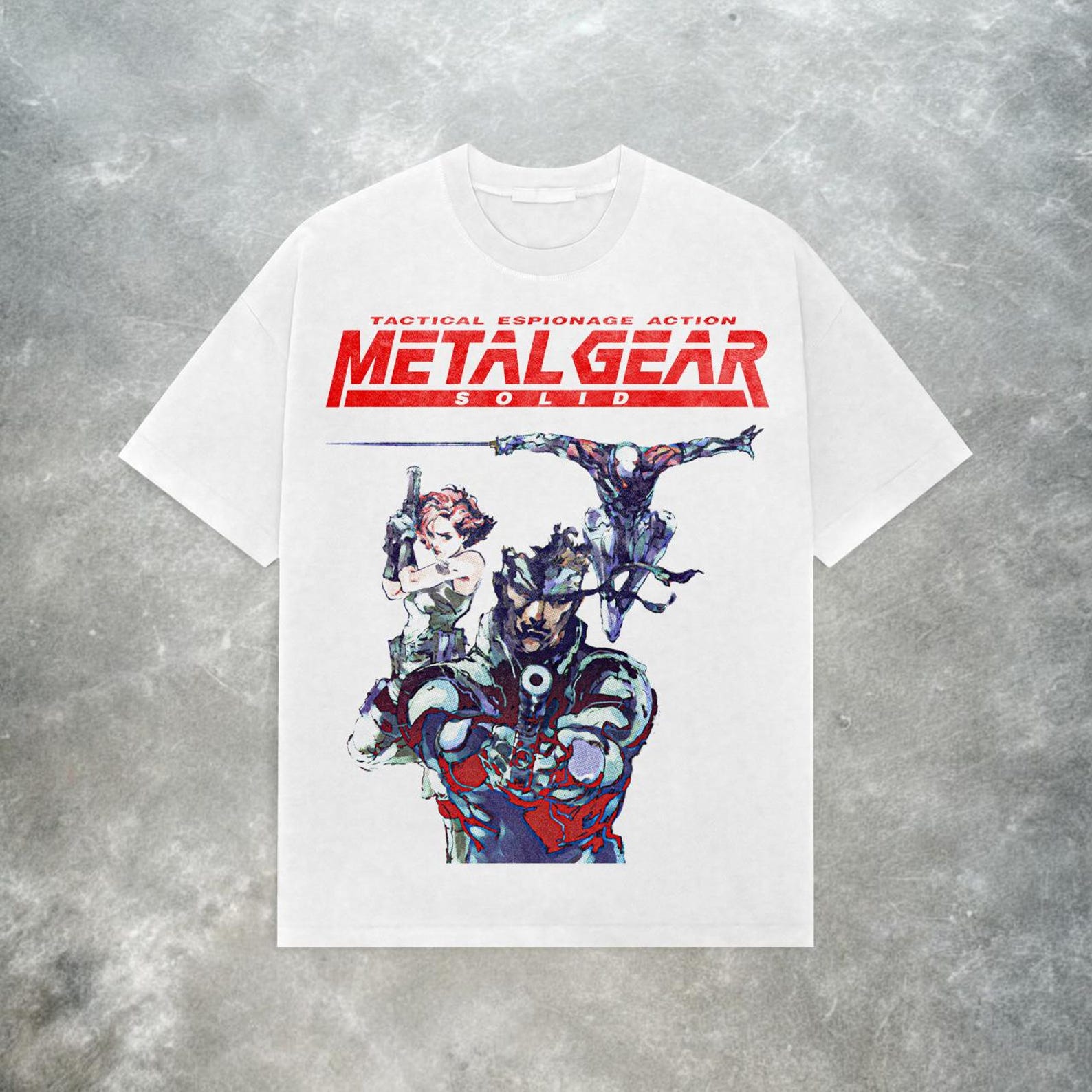 Metal Gear Solid T-Shirt – Y2K Tactical Espionage Tee 2XL