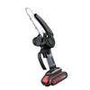 Mini Chainsaw 4 Inch 6 Inch Portable Chainsaw with Security Lock 2 Chains 21V Rechargeable Battery Operated Electric
